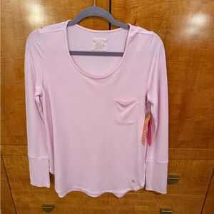 Lilly Pulitzer Luxletic Kerah Lounge Tee Magnolia Lilac S